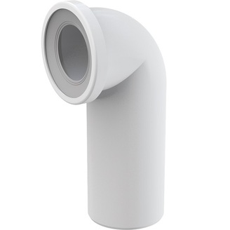 Připojovací WC koleno 90° DN 100, bílá, Alcadrain A90-90