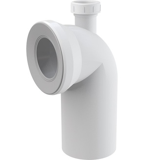 Koleno 90° A90 s připojením DN 40, dopojení k WC, Alcadrain