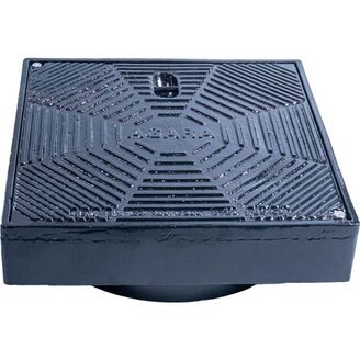 Šachtový poklop AGARA KG B125, litinový, KG DN 400, HECKL