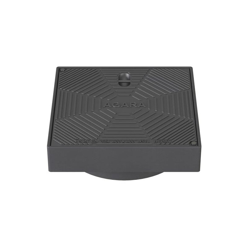 Šachtový poklop AGARA KG B125, litinový, KG DN 400, HECKL