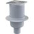 Podlahová vpusť 105 x 105 mm, mřížka nerez, spodní odtok d 50 mm, Alcadrain APV2