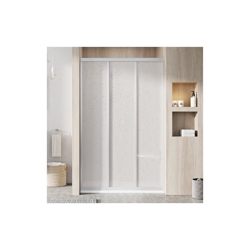 Sprchové dveře Supernova ASDP3 1000 mm, sklo Pearl, profil satin, Ravak