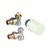 Radiátorový termostatický set, rohový, 1/2“, Honeywell VTL3020DS15