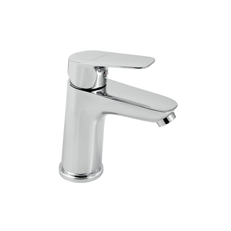 Umyvadlová baterie Titania, chrom, stojánková, bez výpustě, Novaservis 90301/1,0