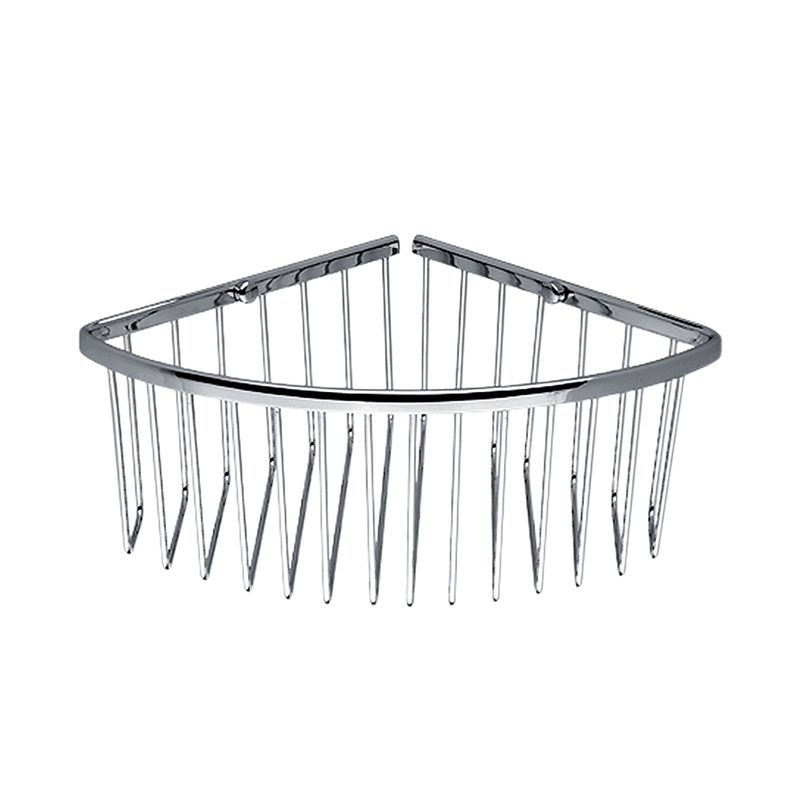 Nimco Drátěná rohová polička Axis 210 x 210 x 100 mm