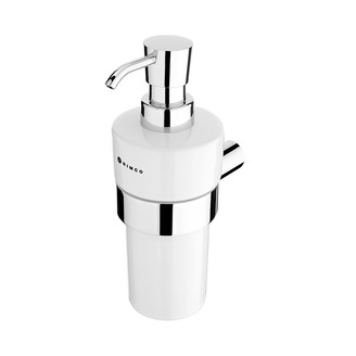 Dávkovač tekutého mýdla, pumpička plast BORMO chrom, keramika, Nimco BR 11031KN-26
