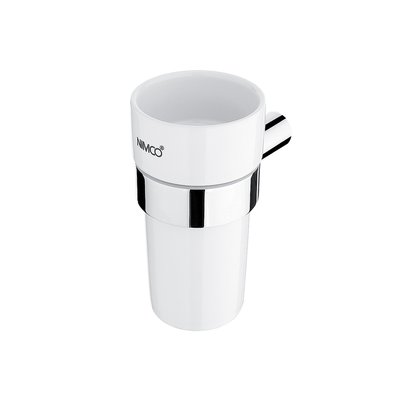 Držák kartáčků a pasty Bormo, keramika/chrom, Nimco, BR 11058KN-26