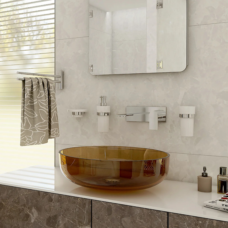 Držák na ručníky otočný, 42 cm BORMO chrom, Nimco BR 11096-26
