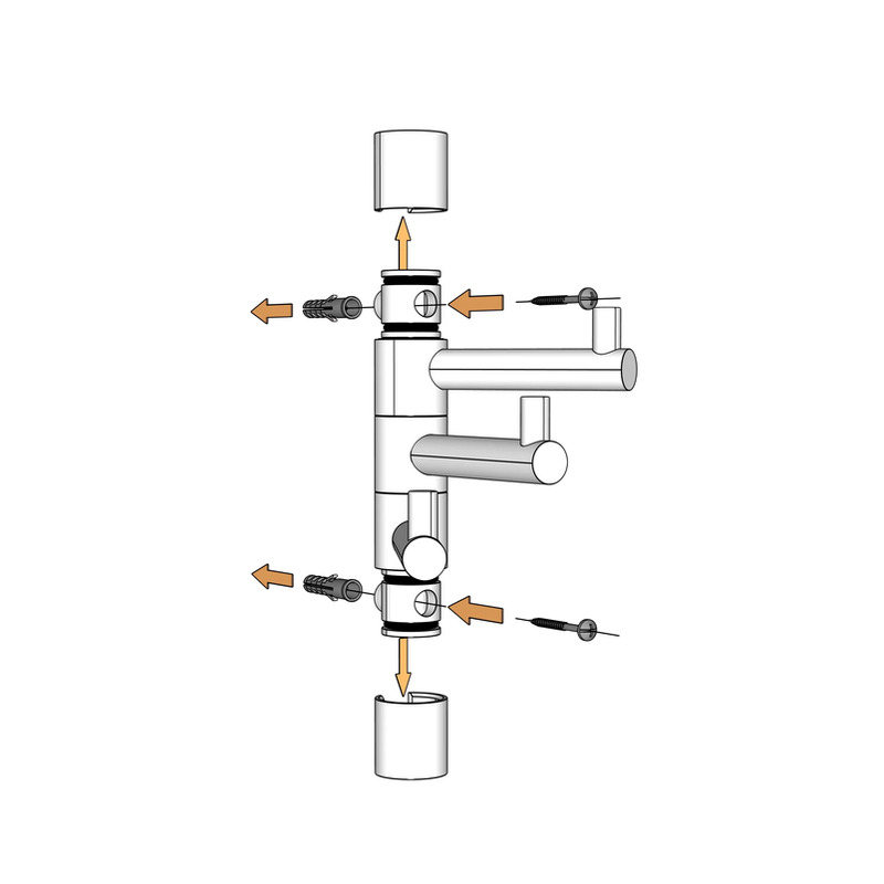 Trojitý otočný háček BORMO Nimco BR 11099-3-26