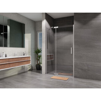 Sprchové dveře Brix 1100 mm, sklo čiré, profil chrom, levé provedení, Lansanit H2Y-11L