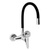Dřezová baterie Titania 150 mm, černá-chrom, nástěnná, Novaservis 94480,0C
