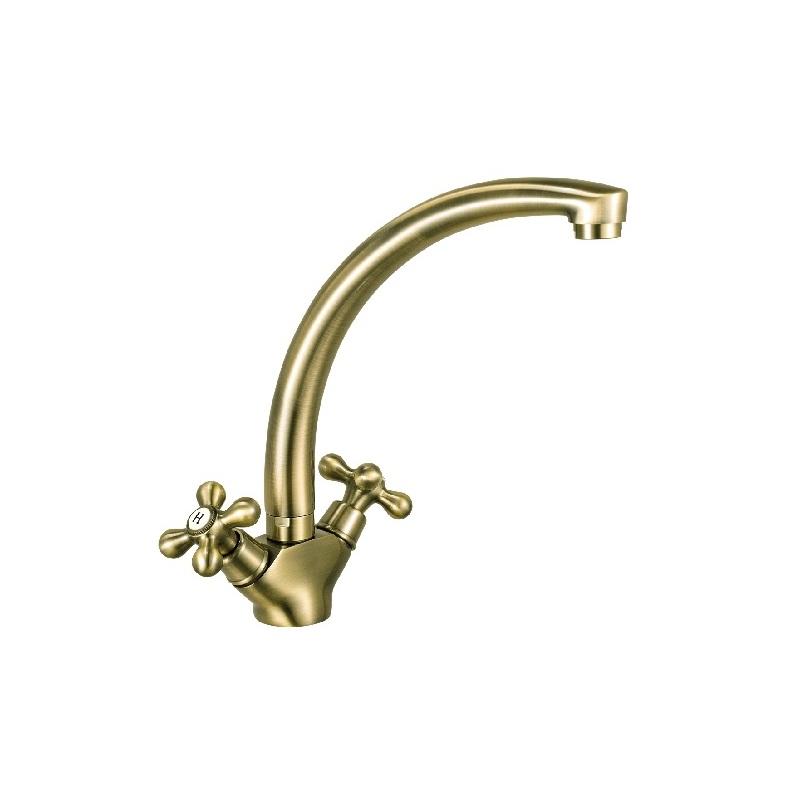 Dřezová baterie Ferro Antica, bronz, stojánková, Novaservis BAI4BR