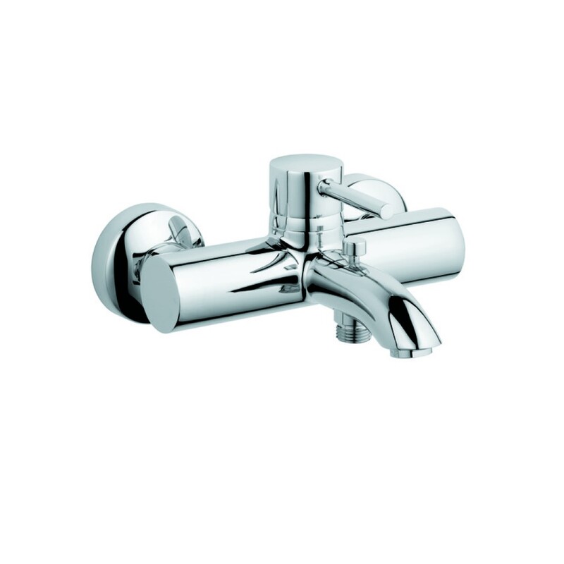 Vanová baterie Bozz 150 mm, chrom, nástěnná, bez příslušenství, Kludi 386910576