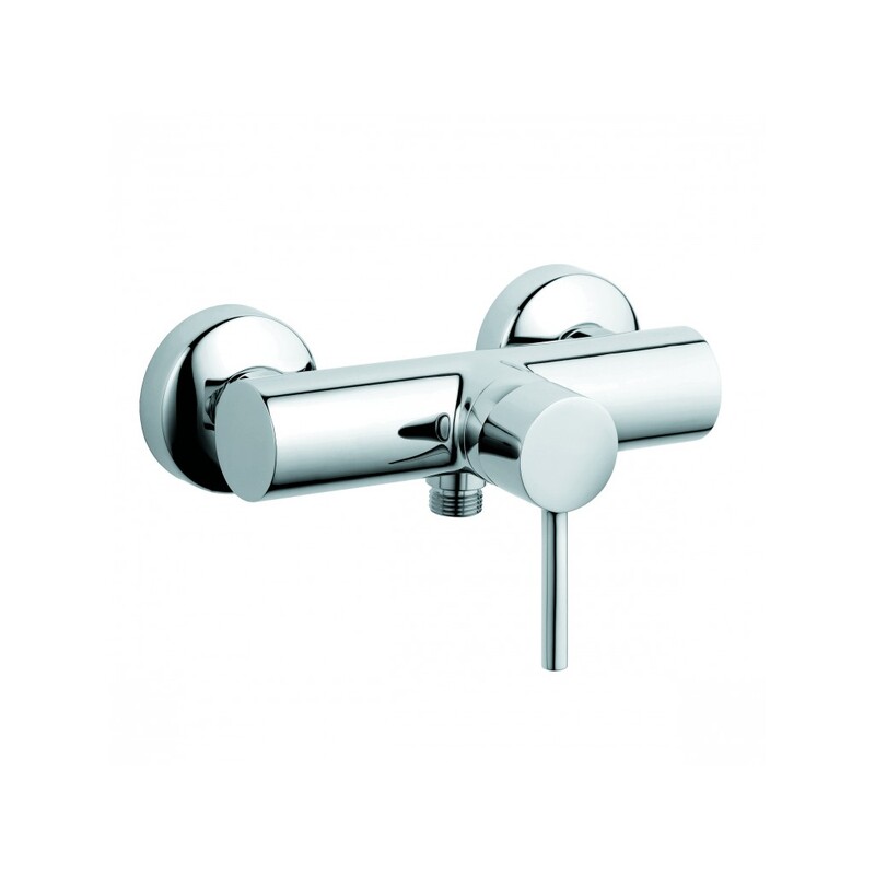 Sprchová baterie Bozz 150 mm, chrom, nástěnná, bez příslušenství, Kludi 388310576