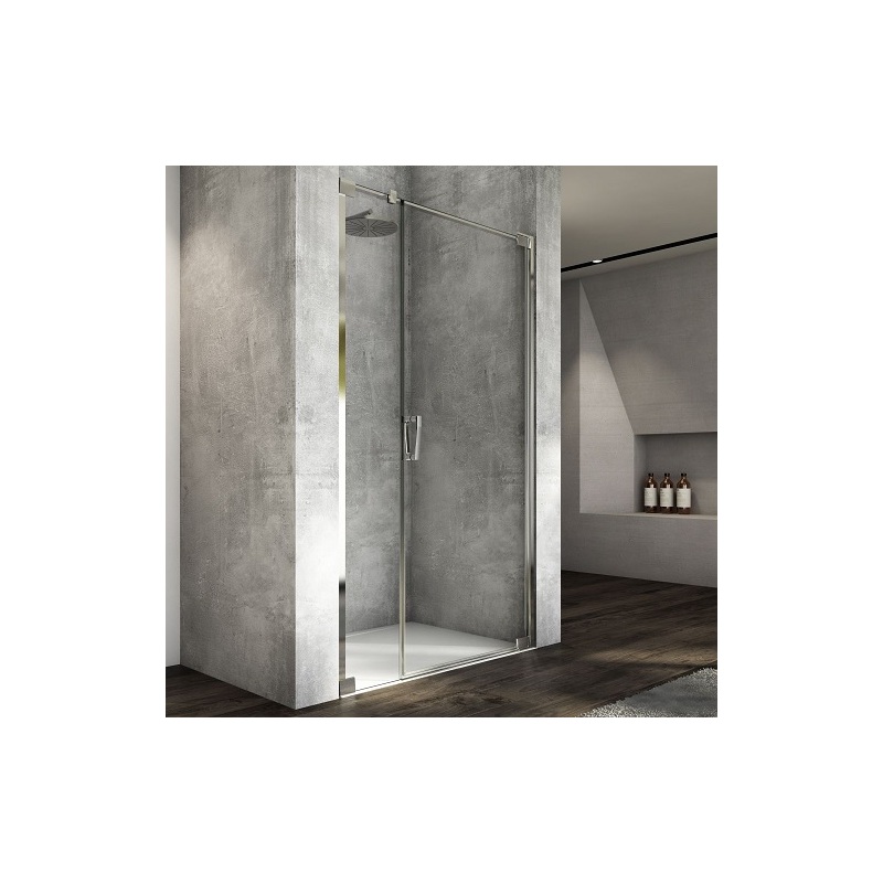 Sprchové dveře CADURA CA31C P 1200 mm, sklo čiré, profil aluchrom, pravé, SanSwiss CA31CD1205007