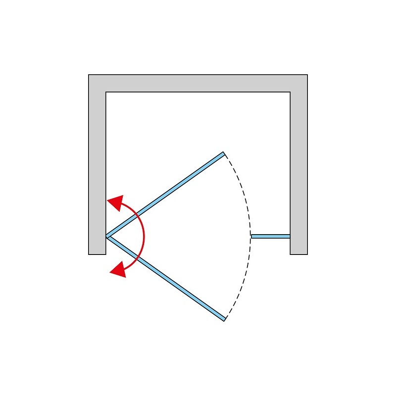 Sprchové dveře CADURA CA31C P 1400 mm, sklo čiré, profil černý, pravé, SanSwiss CA31CD1400607