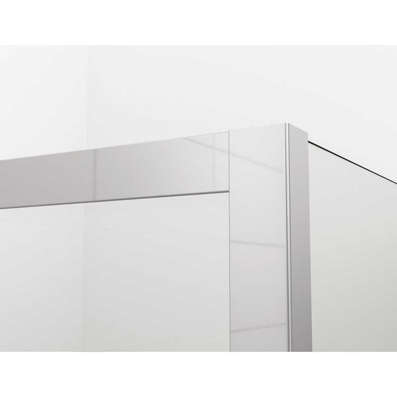 Sprchové dveře CADURA CAS2 L 1100 mm,sklo čiré, profil bílý mat, levé, SanSwiss CAS2G1100907