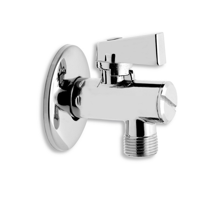 Ventil rohový 1/2 x 3/8, s filtrem, krytkou a kovovou patkou, Novaservis Z1238KF (CF3010/10)