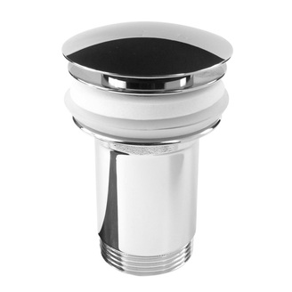 Umyvadlová výpusť 5/4, chrom, click-clack, velká zátka, MSO Mereo CH03