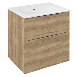 Umyvadlová skříňka Carasa, 59,3 × 64 × 46 cm, dub, Sapho CR601-2222