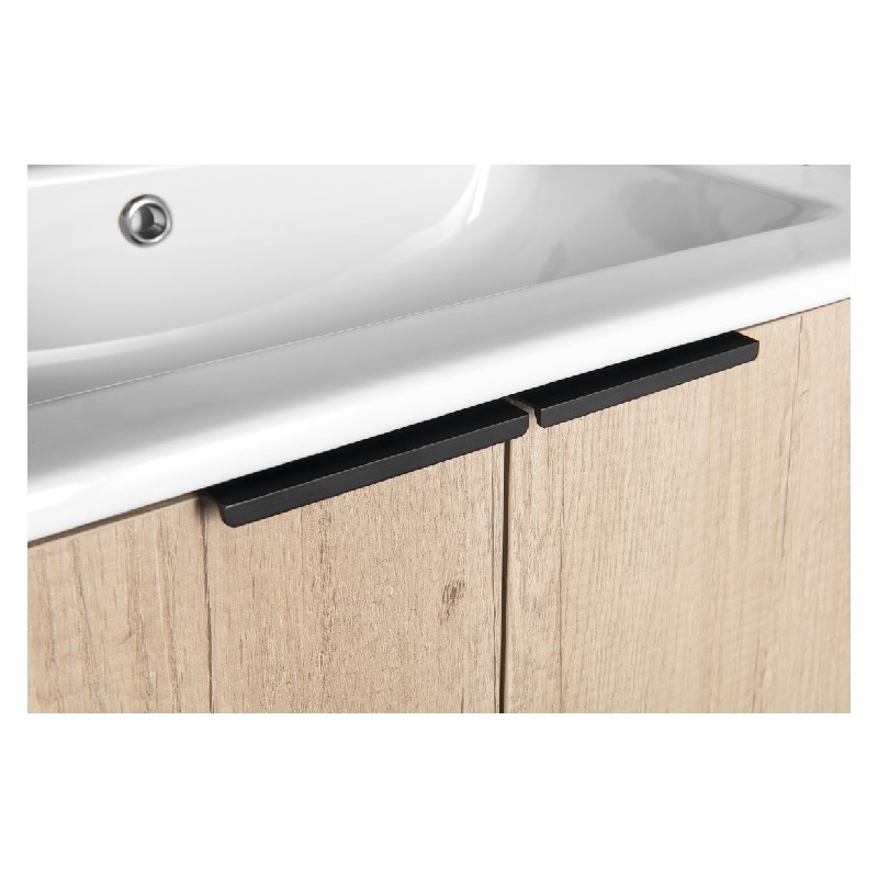 Úchytka, rozteč 96 mm, černá/mat, Sapho CT096B