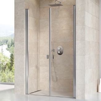 Sprchové dveře Chrome CSDL2 1000 mm, sklo transparent, profil lek alu, Ravak, 0QVACC0LZ1