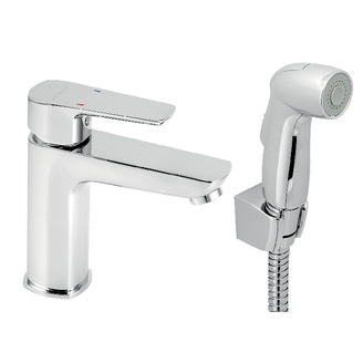 Bidetová/Umyvadlová baterie Metalia 58, chrom, stojánková, bez výpusti, Novaservis 58015,0