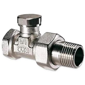 Přímé radiátorové šroubení DD 301 1/2, Ivar 500642