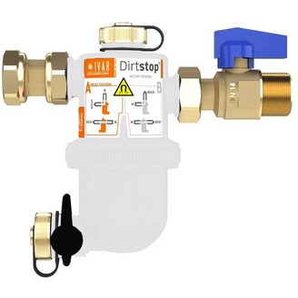 Magnetický filtr DIRTSTOP 3/4, bílý, Ivar 520049W