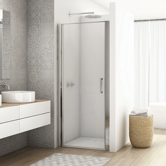 Sprchové dveře DIVERA D22T1 1100 mm, sklo čiré, profil aluchrom, SanSwiss D22T11005007