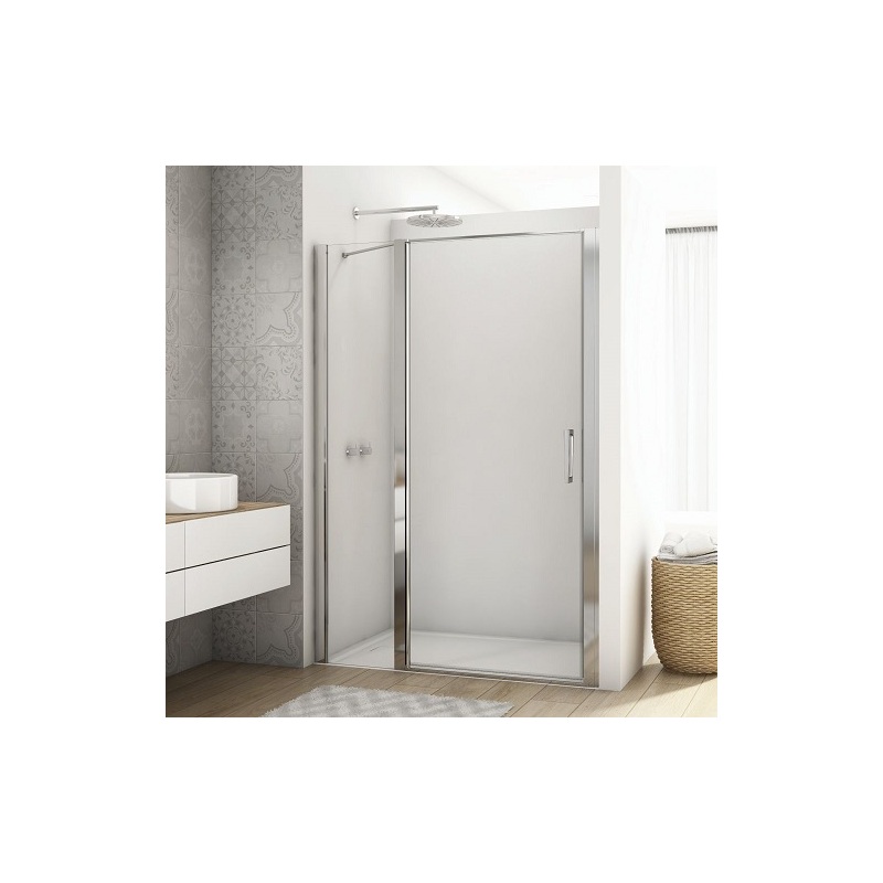 Sprchové dveře DIVERA D22T13 1100 mm, sklo čiré, profil aluchrom, SanSwiss D22T13090205007