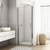 Sprchové dveře DIVERA D22T1 1100 mm, sklo čiré, profil aluchrom, SanSwiss D22T11005007