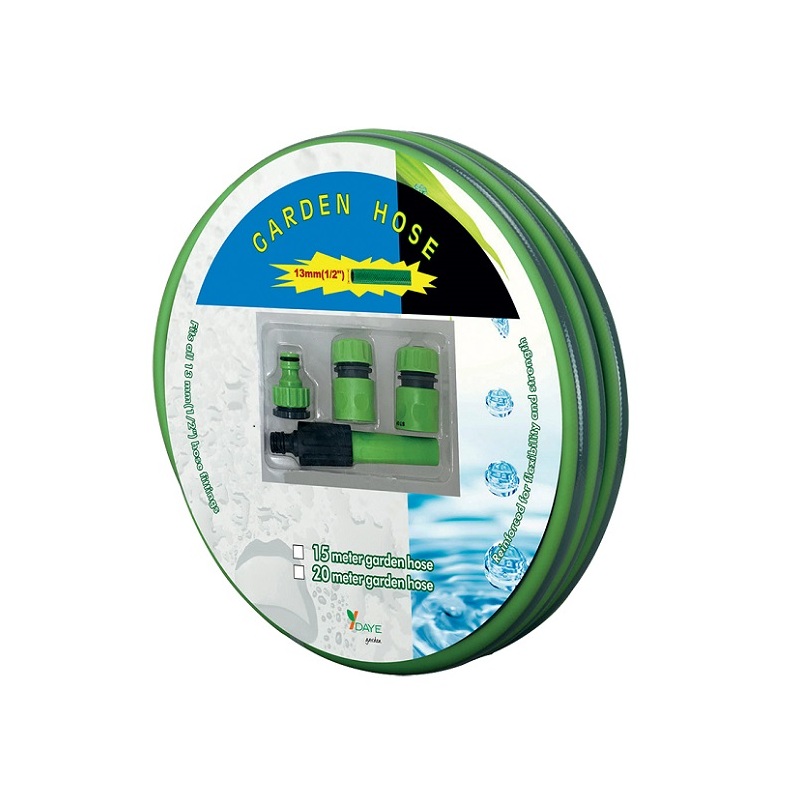 Hadice zahradní 1/2× 15m, sada spojek, Novaservis DY5115S