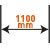 Sprchové dveře 1100 mm