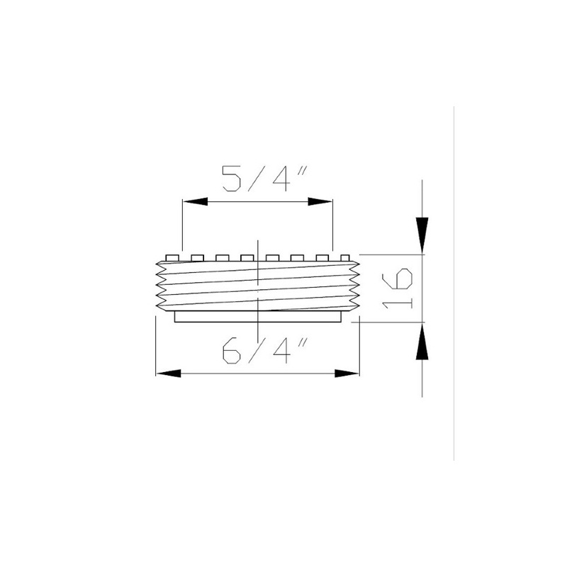 Redukce k sifonům 5/4 x 6/4, vnitřní, Plast Brno EM03000