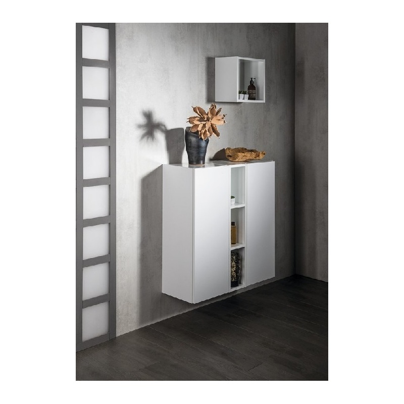 Skříňka policová Espace, 35 × 35 × 22 cm, bílá, Sapho ESC150-3030