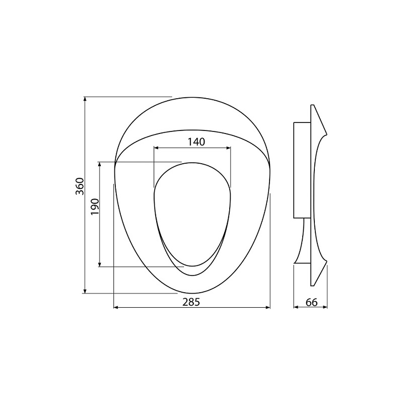 WC Sedátko - dětská vložka, bílá, Alcadrain A68