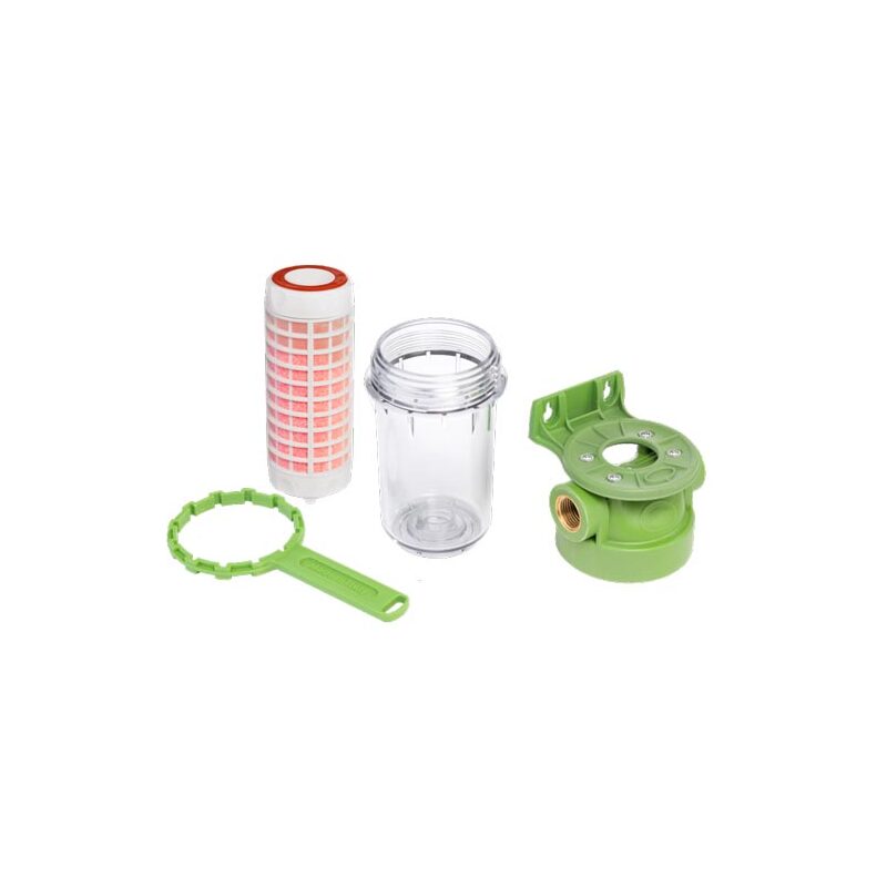 Vodní filtr Ecosoft Scalex 5 mini 1/2, včetně kartuše, pro ochranu bojlerů a kotlů