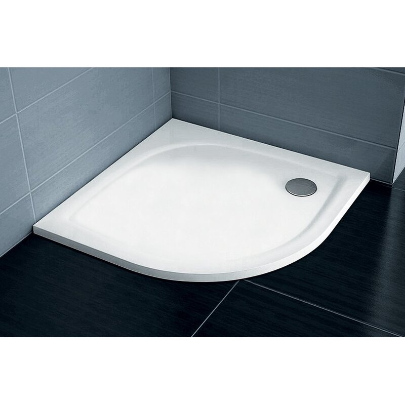 Sprchová vanička Ravak Elipso Pro Flat 900 mm, bílá, XA237711010