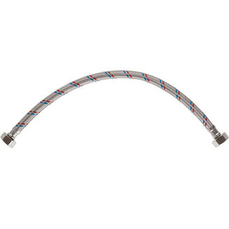 Připojovací flexi hadička 100 cm FF 1/2 x 1/2, nerez oplet