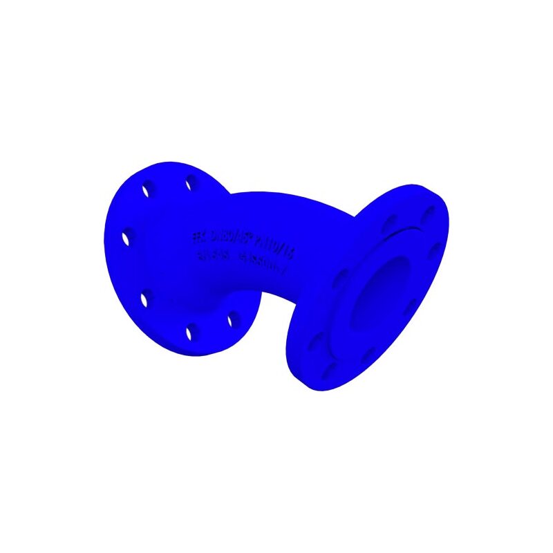 FFK-kus koleno přírubové 45°  DN 125