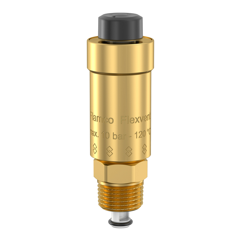 Automatický odvzdušňovací ventil 1/2, Flexvent, se zpětnou klapkou