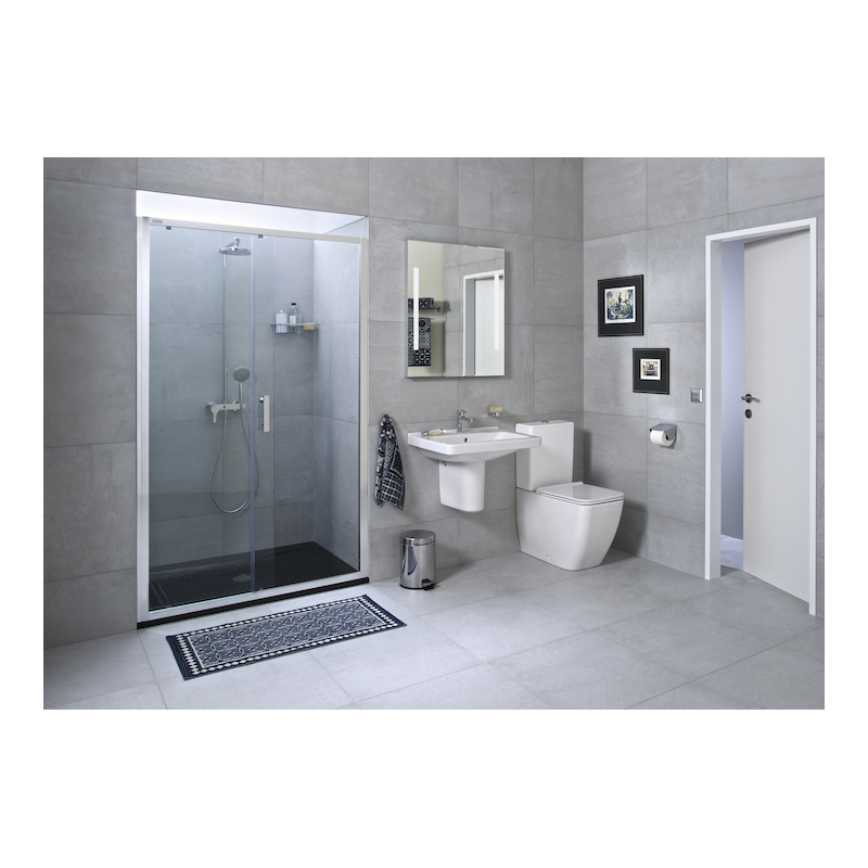 Umyvadlo Cubito 55x42 cm, s otvorem, bílé, na stěnu, s přepadem, JIKA, H8104220001041