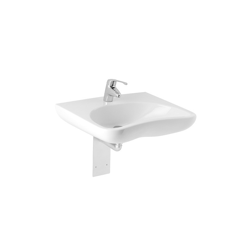 Umyvadlo zdravotní Mio 64x55 cm, s otvorem, bílé, na stěnu, bez přepadu, JIKA, H813714000104