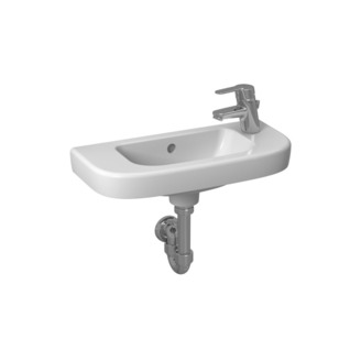 Umyvátko Deep 50x23 cm, s otvorem vpravo, bílé, na stěnu, s přepadem, JIKA, H8156150001061