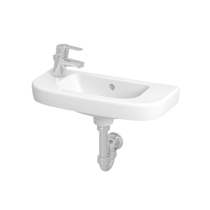 Umyvátko Deep 50x23 cm, s otvorem vpravo, bílé, na stěnu, s přepadem, JIKA, H8156150001061