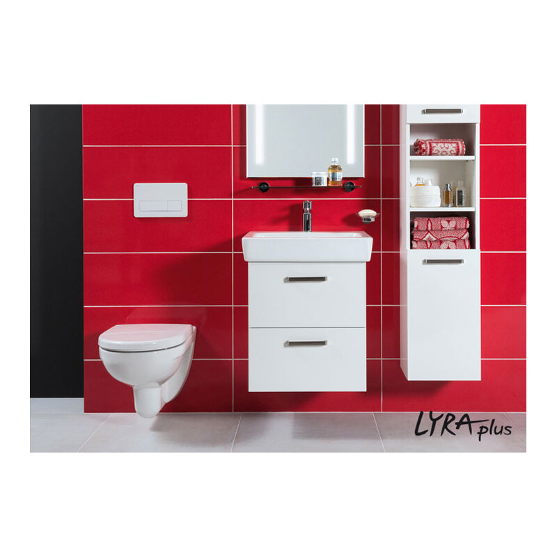 Závěsný klozet Lyra Plus, vodorovný odpad, JIKA H8233800000001