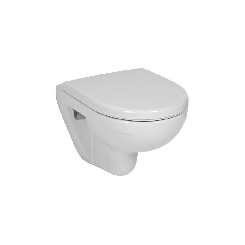 Závěsný klozet Lyra Plus Compact, vodorovný odpad, zkrácený 49 cm, Jika H8233820000001