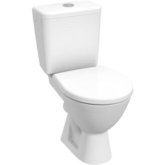 Kombi klozet Lyra Plus s nádržkou, vodorovný odpad, boční napouštění, bílý, JIKA H8263860002413