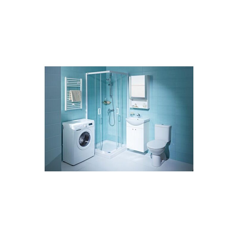 Kombi klozet Lyra Plus s nádržkou, vodorovný odpad, boční napouštění, bílý, JIKA H8263860002413